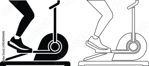 Comparison of two different cycling postures on stationary bikes