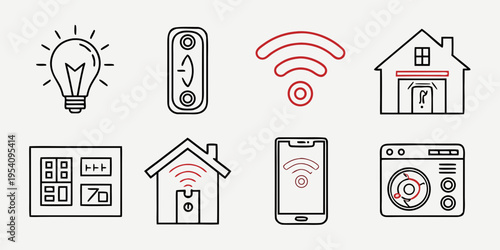 Smart Home and Technology digital light bulb thermostat Wi-Fi