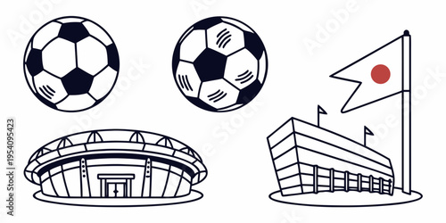 Soccer and stadium soccer stadium soccer balls flag sports football