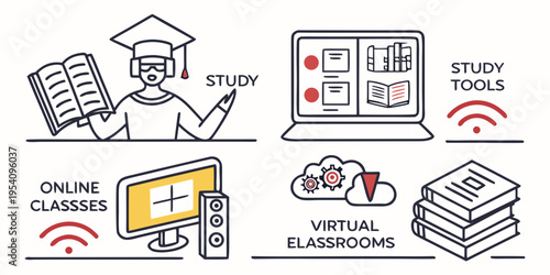Online education and study tools online classes virtual classrooms learning