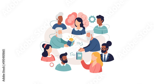 Diverse Community Knowledge Sharing & Collaborative Learning: Idea Exchange and Mentorship Network