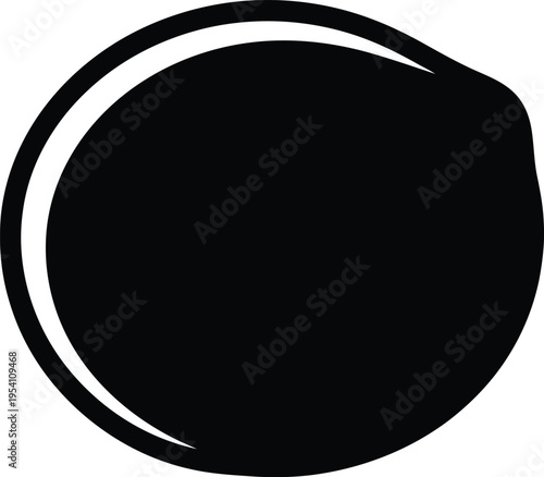 Zesty lemon lime fruit silhouette outline vector graphic design element