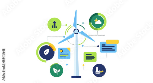 Renewable Wind Energy Technology: Sustainable Power Generation with Data Analytics and Environmental Impact