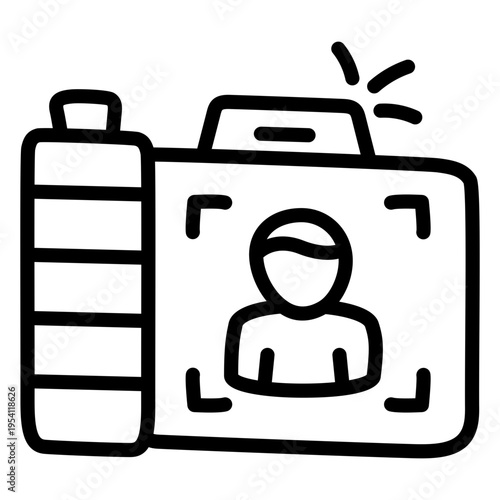 An icon style of image focus