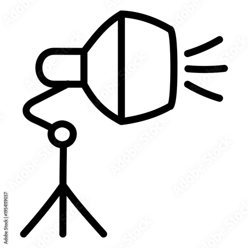 Premium download icon of floodlight 