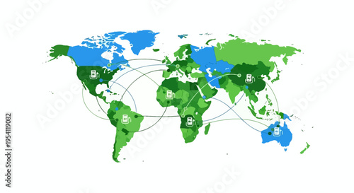 Global Green Energy Network & Sustainable Fuel Distribution Map. International Resource Connections.