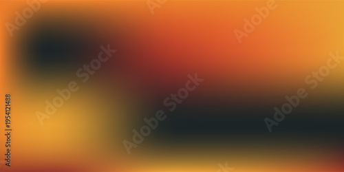 Orange black colors gradient background, grainy texture effect, web banner design