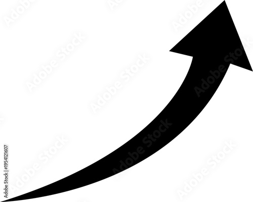 Curved Arrow Icon Group in Flat Style Vector, Direction Pointer Navigation Symbol Bundle Pack, Swirl Rotate Flow Sign Silhouette Outline Design