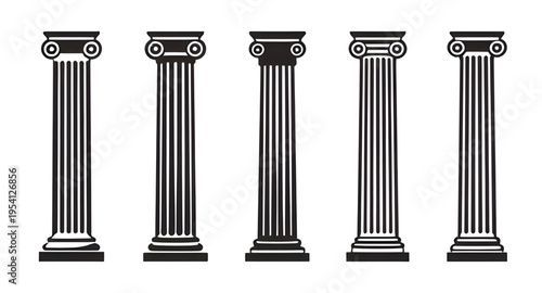 columns, greek, ancient, architecture, pillar, temple, classical, antique, historic, history, civilization, culture, monument, structure, stone, marble, ruin, heritage, archeology, ionic, doric, corin