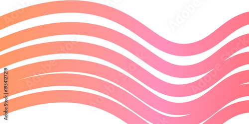 The background image is in pink wave lines tones,