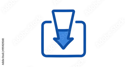 downloading, download, arrow, down, blue, icon, icons, symbol, button, ui, interface, web, app, application, internet, online, file, data, transfer, save, storage, cloud, cloudstorage, network, digita