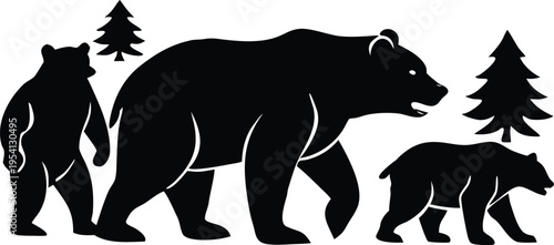 Teddy Bear Icon Brown Teddy Bear Toy Set | Teddy Bears Icon Love Vector Illustration Logo | Stuffed Teddy-Bear Happy Teddy Bear Icon Isolated Collection