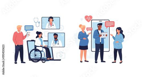 Diverse Patients Using Telemedicine and Digital Health Services: Online Doctor Consultations, Mobile Apps, and Remote Medical Care