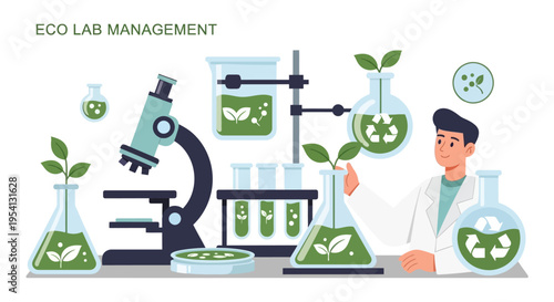 Eco-Friendly Laboratory Management for Sustainable Environmental Research & Biotechnology