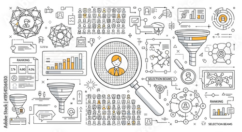 Set of business and marketing icons vector