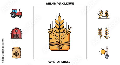 Wheat Sheaf Agriculture Farm Harvest.