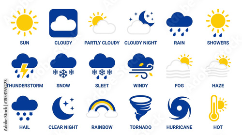 weather, weather symbols, forecast, climate, meteorology, atmospheric conditions, temperature, climate data, environment, nature, weather icon set, forecast icons, ui icons, app interface, mobile app,