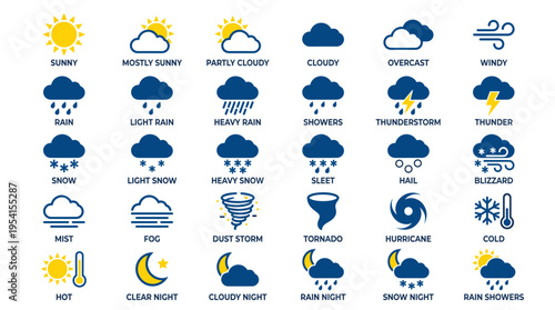 weather, weather symbols, forecast, climate, meteorology, atmospheric conditions, temperature, climate data, environment, nature, weather icon set, forecast icons, ui icons, app interface, mobile app,