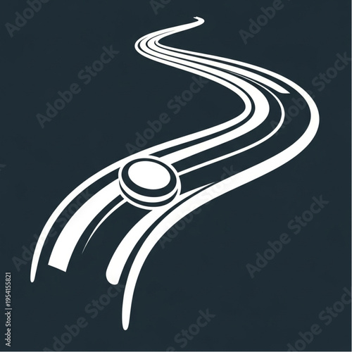 White Golf Ball on Golf Putting Green.