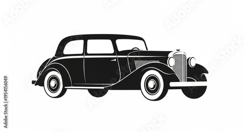 retro car vector