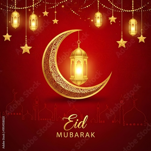 eid mubarak greeting card	