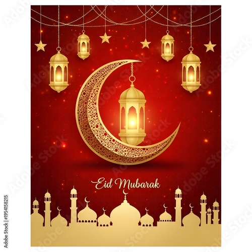 eid mubarak greeting card	
