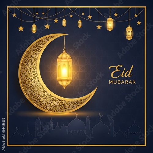 eid mubarak greeting card	