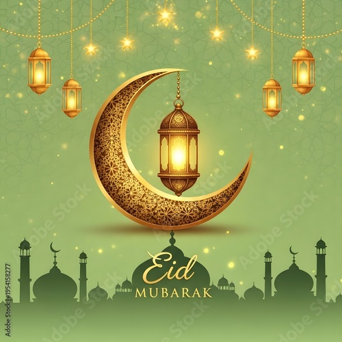 eid mubarak greeting card	
