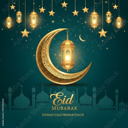 eid mubarak greeting card	