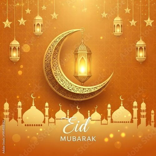 eid mubarak greeting card	