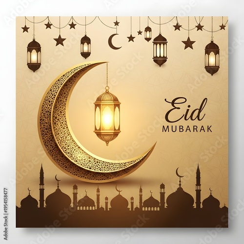 eid mubarak greeting card	