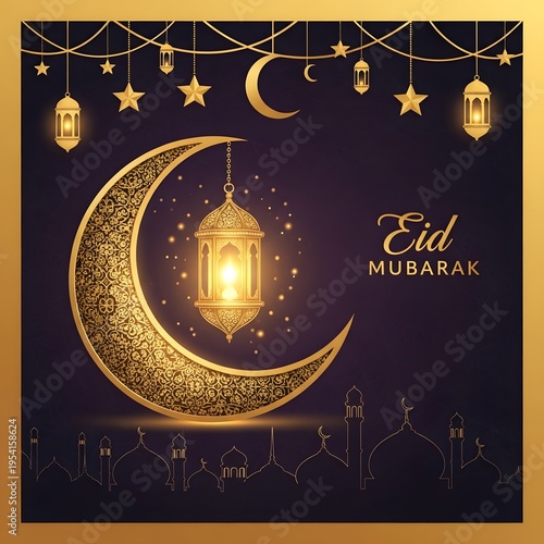 eid mubarak greeting card	