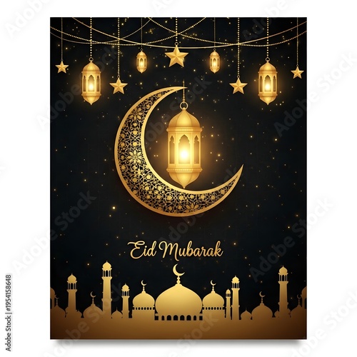 eid mubarak greeting card	
