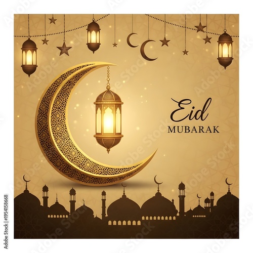 eid mubarak greeting card	