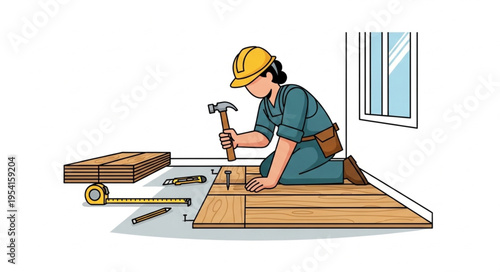 construction workers at work