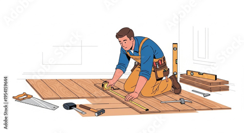 construction worker with a hammer