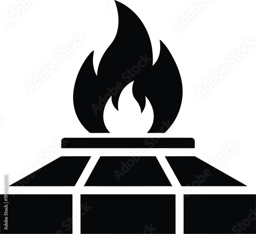 Victory day russia celebrations eternal flame symbol