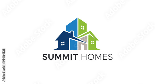 Summit Homes Logo Houses.