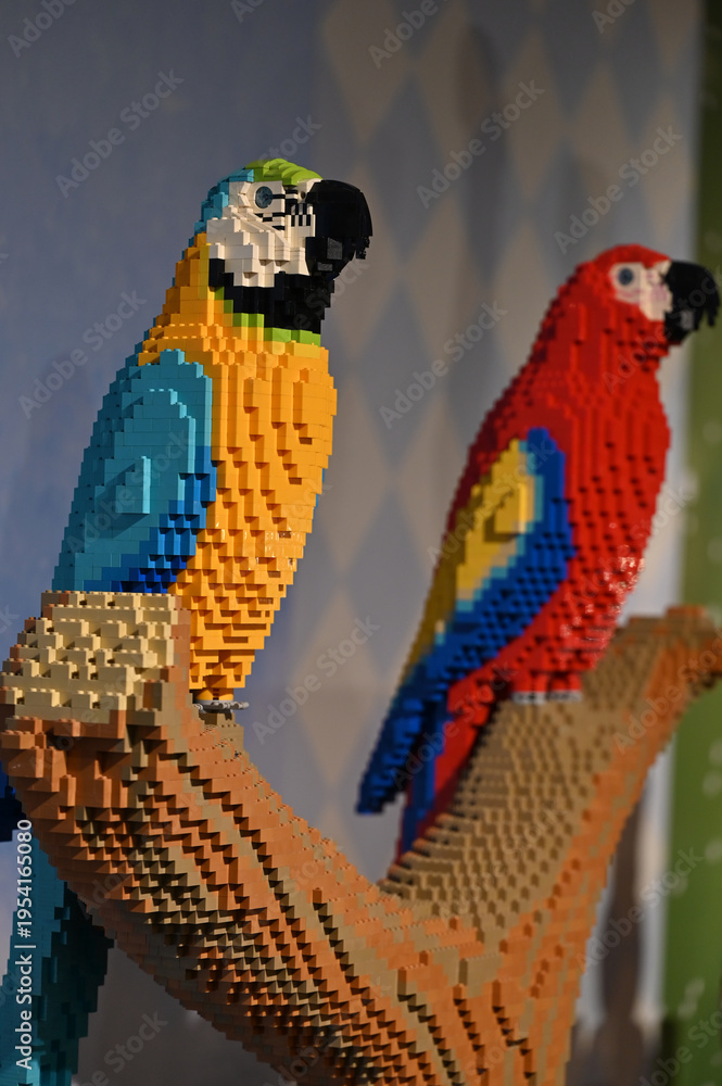 Naklejka premium LEGO parrot 