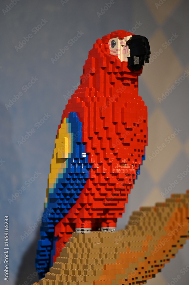 Naklejka premium LEGO parrot