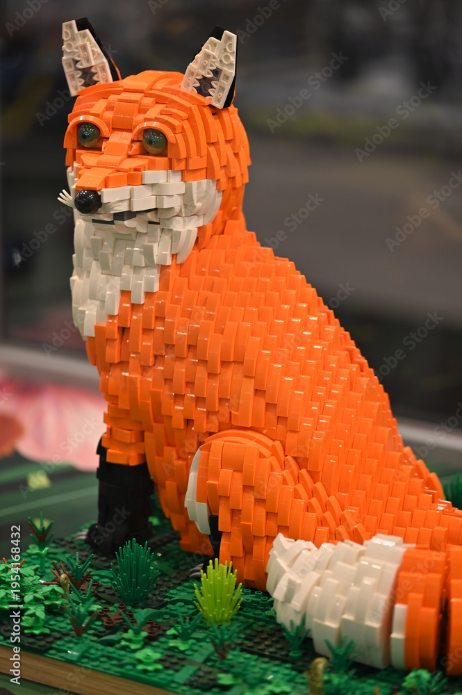 Naklejka premium Lego fox