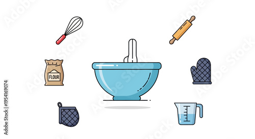 Kitchen Utensils and Baking Tools.