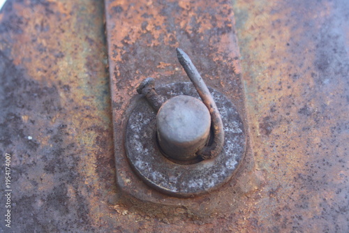 old rusty bolt
