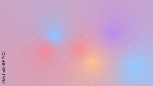 Billede på lærred Distraction Free Wallpaper - complementary colors with fibonacci_rectangles styl