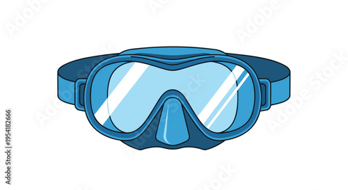 Vector swimming goggles icon