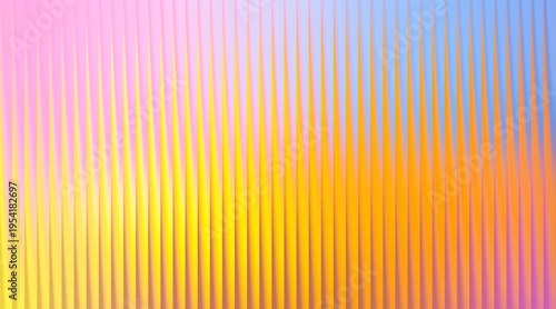 Abstract background featuring vertical lines with a vibrant gradient of pink yellow and blue hues