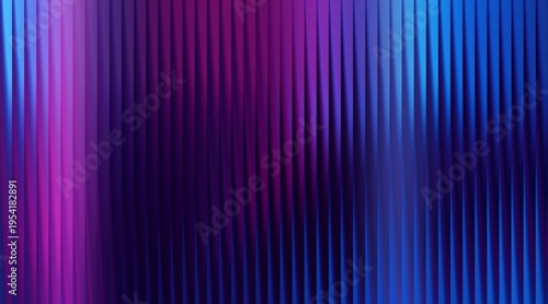 Abstract background featuring vertical stripes with a vibrant gradient of blue and purple tones