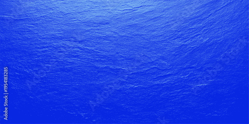 A deep aqua liquid texture ripples across the surface like abstract blue paint waves in a wet ocean