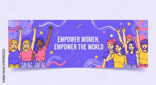 Diverse group of women celebrating empowerment and equality.