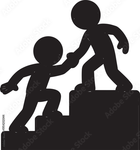 Dynamic boxing match silhouette showing two athletes fighting in ring with jab punch and defensive stance for sports apparel branding